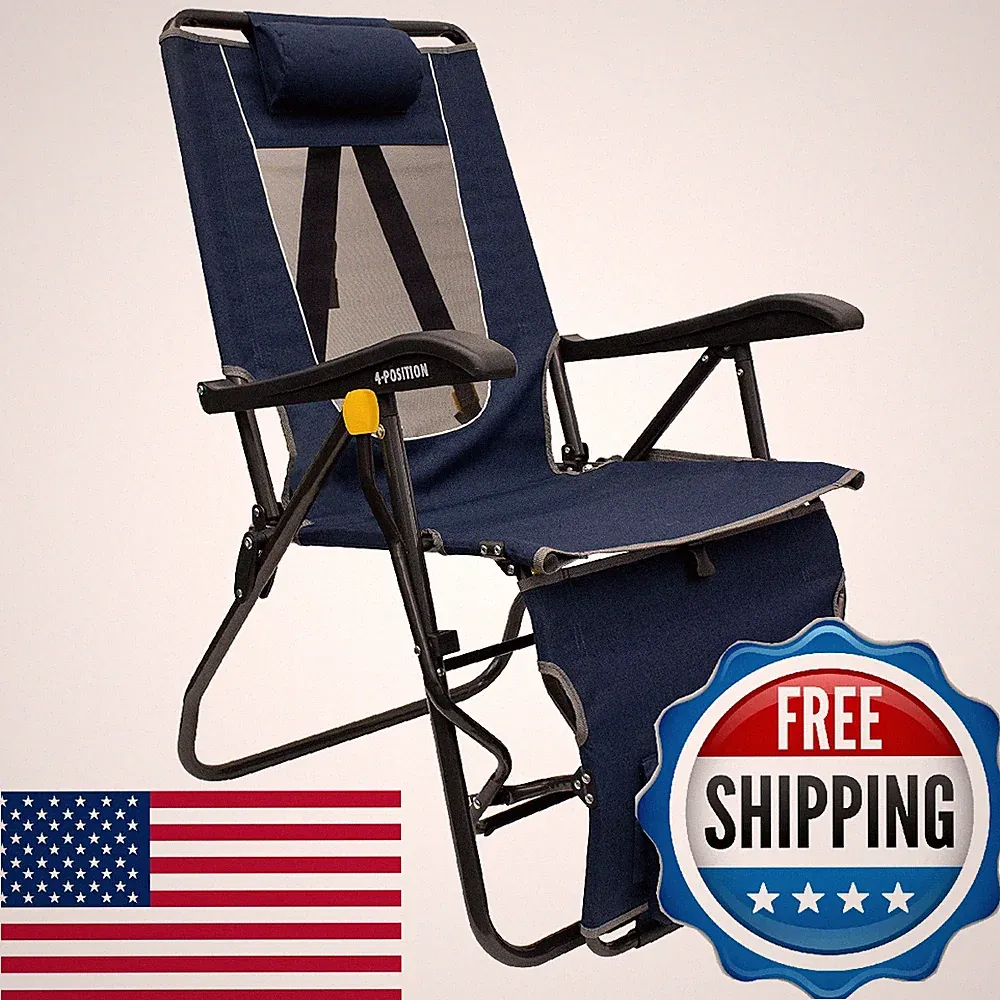 GCI Outdoor Legz Up Lounger Outdoor Lounge Chair, Recliner, Portable